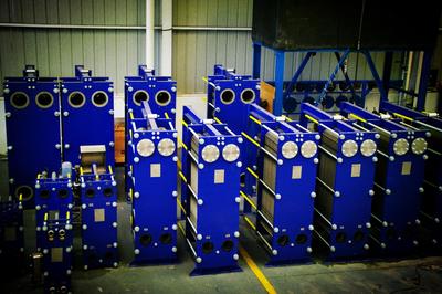 供暖面積5000平米換熱器二次水溫40/60℃采暖